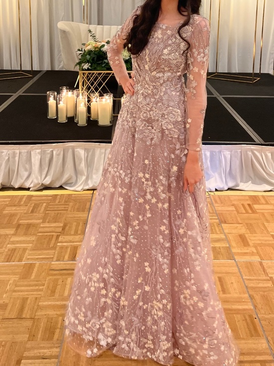 Mac Duggal Dresses & Skirts - Mac Duggal Semi-sheer Floral embroidered gown